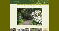 Desktop Screenshot of foundationforlandscapestudies.org